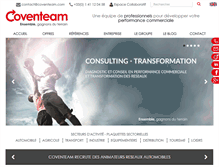 Tablet Screenshot of coventeam.com